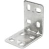 Piastrina di giunzione ad angolo asolata 60 x 60 spessore 2 mm. - 4 pz.