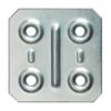 Piastrina quadrata 40 x 40 spessore 1 mm. - 4 pz.