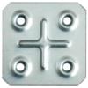 Piastrina quadrata 45 x 45 spessore 1 mm. - 4 pz.