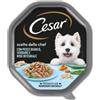 Cesar Alimento umido per cani cesar scelta dello chef con pesce bianco, riso e verdure 150 gr