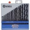Connex Set 19 punte elicoidali per metallo connex in acciaio hss da Ø 1 a 10 mm