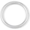 Anello tondo saldato Ø 6 x 35 mm. in acciaio inox a4 - aisi 316 - 2 pz.