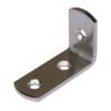 Squadretta reggipiani nichelata 20 x 30 x 12 spessore 2 mm. - 4 pz.
