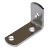 Squadretta reggipiani nichelata 25 x 35 x 15 spessore 2 mm. - 4 pz.