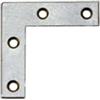 Lastrine angolari di rinforzo 30 x 30 mm. - zincate - 10 pz.