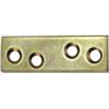 Lastrine diritte 100 x 15 mm. - zincate giallo - 4 pz.