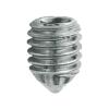 Grani per maniglie zincato bianco m5x10 mm. - 10 pz.