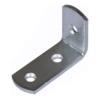 Squadretta reggipiani zincata 20 x 30 x 12 spessore 2 mm. - 4 pz.