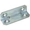 Piastrina ad angolo in acciaio zincato 20 x 20 x 67 mm.