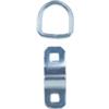 Occhiello a d 30 x 90 mm. tenuta 625 kg. con staffa di ancoraggio