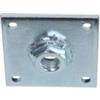 Piastrina con dado saldato 50 x 50 spessore 3 - dado m8