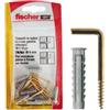 Fischer Tasselli con gancio sx 4 g silver k