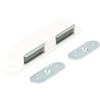 Chiusure magnetiche da applicare - per ante doppie - forza 12 kg. - bianco - 2 pz.