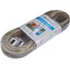 Kit cavo stendibiancheria Ø 4 x 20 mt. trasparente con tenditore + 2 morsetti