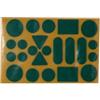 Feltrini adesivi assortiti - verde - 20 pz.