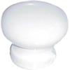Pomolo in legno - Ø 30 mm. - bianco brillante