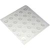 Paracolpi adesivi tondi trasparenti Ø 10 mm. - spessore 3,0 mm. - 25 pz.