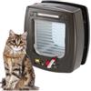 Ferplast Portina per gatti ferplast microchip con chiusura 4 vie e protezione aria in plastica marrone 22,5x16,2x25,2 cm