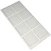 Feltrini adesivi quadrati 25 x 25 mm. - bianco - 8 pz.