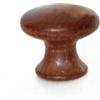 Pomolo in legno - Ø 31 mm. - noce scuro
