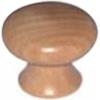Pomolo in legno - Ø 31 mm. - noce chiaro