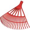 Rastrello per foglie in plastica