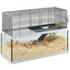 Ferplast Gabbia per gerbilli e criceti gabry 80, 79x30,5x51 cm - ferplast