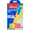 Vileda Guanti monouso in nitrile vileda rainbow colori assortiti tg m/l 80 pz
