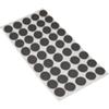 Antiscivolo mussit tondi in epdm adesiva nera Ø 9 mm. - spessore 2,5 mm. - 45 pz.