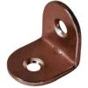 Lastrina piegata bronzata 25 x 25 x 15 spessore 1,5 mm. - 4 pz.