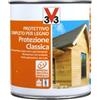 V33 Protettivo completo per legno protezione classica, colore noce medio - 0,75 litri