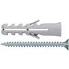 Tasselli in nylon Ø 8 x 40 senza collarino con viti tps 5,0 x 45 - 12 pz.