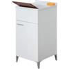 Lavatoio slim bianco lucido, 45x50x83 cm