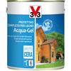 V33 Protettivo completo per legno acqua-gel, colore noce chiaro - litri 2,5