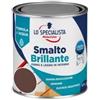 Smalto acqua brillante 0,5 lt. marrone