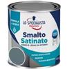 Smalto acqua satinato 0,5 lt. grigio scuro
