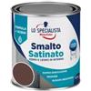 Smalto acqua satinato 0,5 lt. marrone
