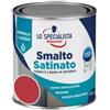 Smalto acqua satinato 0,5 lt. rosso