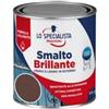 Smalto solvente brillante 0,5 lt. marrone