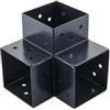Suki Plug-in connettore suki 9x9 90° angolare antracite con 3 connessioni