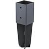 Suki Supporto verticale per ancoraggi a terra antracite, 91x91 mm - suki