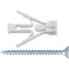 Tasselli in nylon espansione a farfalla 10 x 38 mm, con viti tps 4 x 50 - 6 pz.