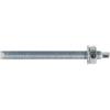 Barre filettate m10 x 110 con dado e rondella cl. 5.8 doppio taglio a 45° - 2 pz.