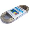 Cavo stendibiancheria Ø 5 mm. in acciaio ottonato rivestito pvc trasparente 20 mt.