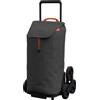 Gimi Carrello porta spesa tris 3+3 ruote grigio, 52lt
