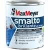 Smalto all'acqua acril-poliuretanico max meyer brillante colore bianco panna, 125 ml