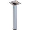 Piedino tondo element system - Ø 30 - h.500 mm. - alluminio