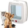 Ferplast Portina per gatti grandi e cani di taglia piccola ferplast swing microchip large con chiusura 4 vie e protezione aria in plastica bianco 26,5x16,2x31,5 cm