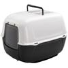 Ferplast Lettiera toilette gatto chiusa ferplast prima nero 39,5x52,5x38 cm