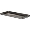 Sottovaso in resina con decori effetto legno 60 cm